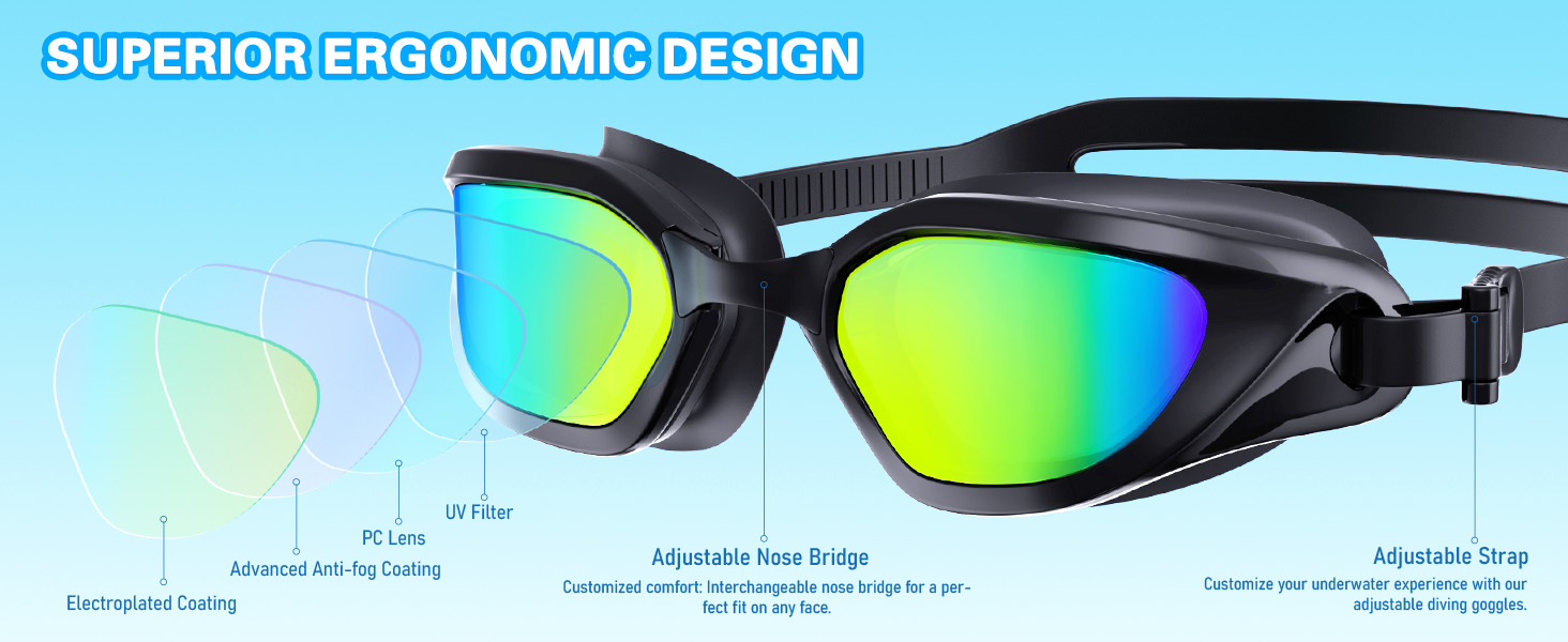 goggles swimming adult
