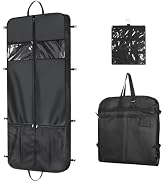 Zilink 60” Travel Garment Bags for Hanging Clothes Waterproof Long Garment Bags for Dresses with ...
