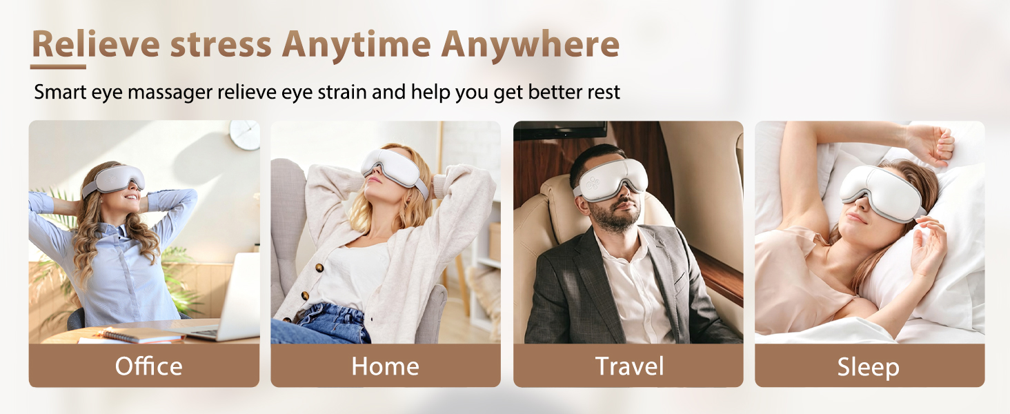 eye massager with heat