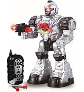 Play22 Remote Control Robot Toy - Robots for Kids Superb Fun Toy - Toy Robot Shoots Missiles Walk...