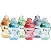 Tommee Tippee Natural Start Anti-Colic BPA Free Baby Bottles, 9oz, Slow-Flow Breast-Like Nipple f...