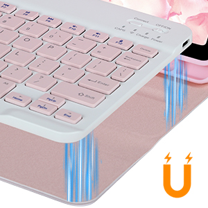Magnetic Wireless Bluetooth Keyboard