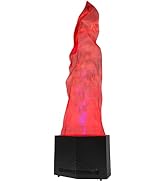Fake Fire Flame Light, Realistic Fake Campfire with 36 LED Red&Blue Light, LED Flame Lamp Stage L...