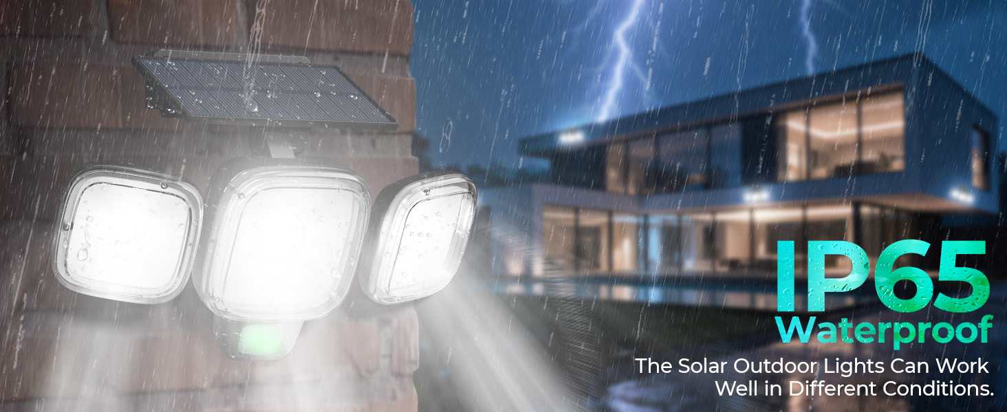 solar motion sensor light