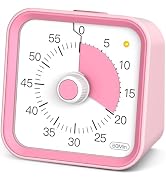 InfPokid Visual Timer for Kids, Cute Timer with Pause Function, Pink | Time Management for Classr...