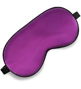 Sleep Mask, Silk Eye Mask for Sleeping with Adjustable Strap, Blindfold Eyeshade for Men & Women,...