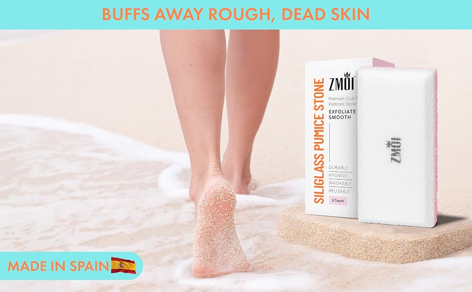 glass pumice stone remove dead skin made in spain