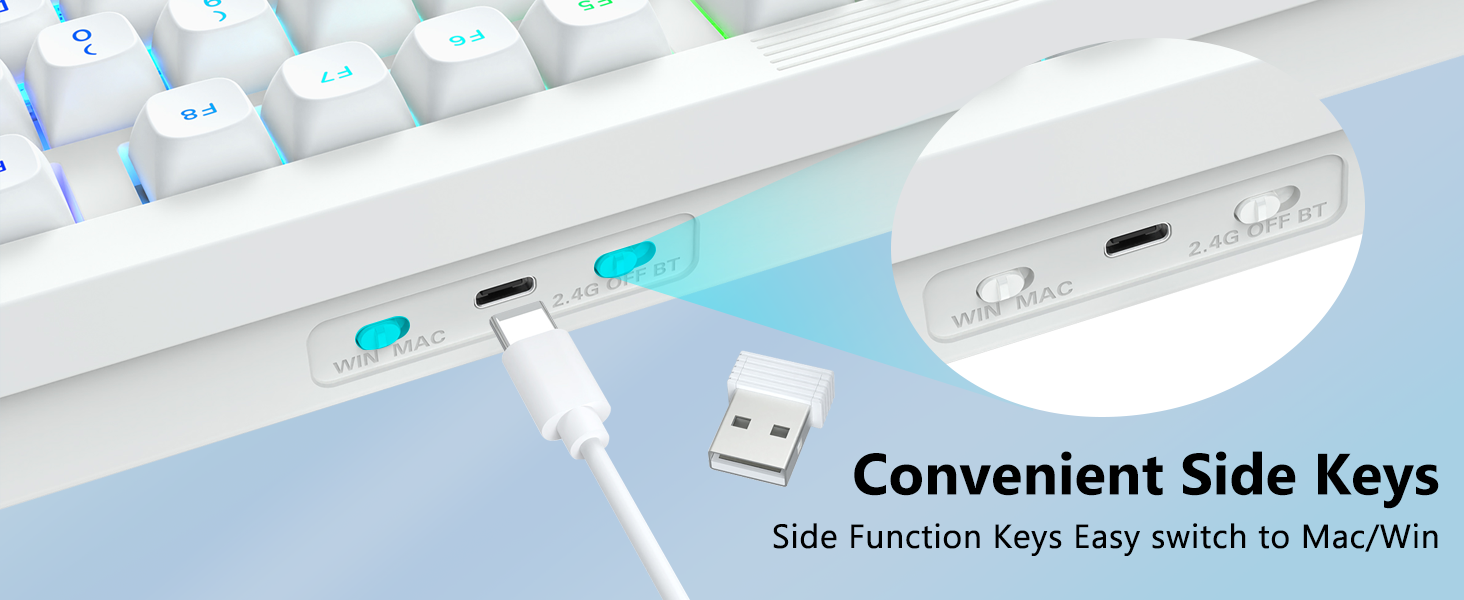Convenient Side Keys