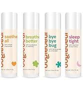 oogiebear Organic Baby Balm 4-Pack – Nose-to-Toe, Breathing Rub, Bug Away & Sleep Balm – Natural ...