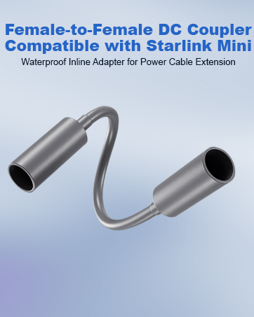 Female to Female DC Coupler Compatible with Starlink Mini