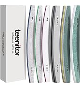 Teenitor Nail File Buffer, Nail Files, Nail Buffer Set to File, Shape,Smooth, Buffer and Shine Na...