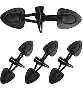 MAGICLULU 4 Pairs Leather Horn Coat Buttons PU Leather Sew-on Toggles Closures Resin Horn Button ...