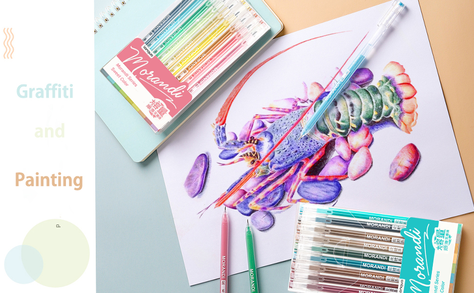 colorful pen