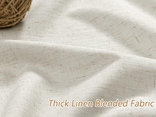 linen curtains