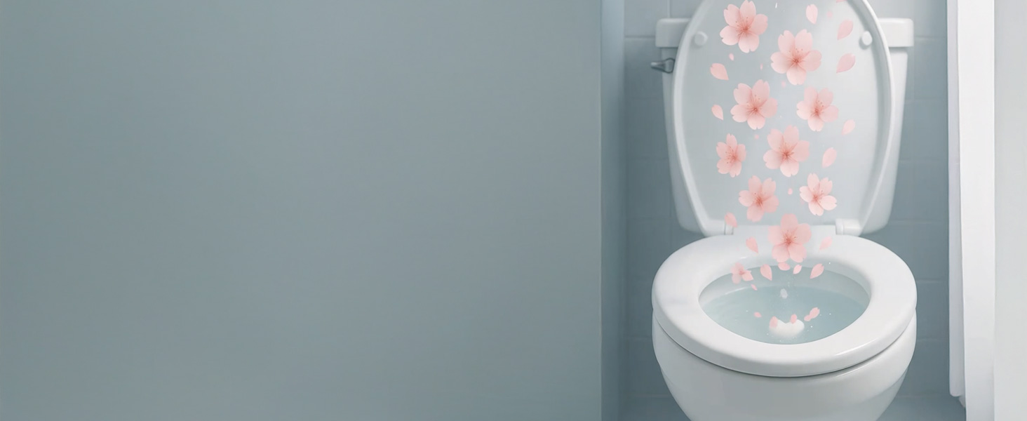 tofume tablet at the bathroom