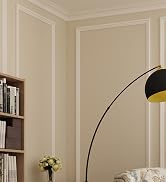 GETINLIGHT 66" Modern Antique Brass Arc Floor Lamp with Inner Gold Metal Shade and Black Real Mar...