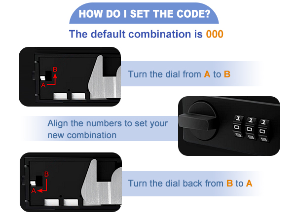 easy to set a new code