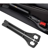 JiuruApex Car Seat Gap Filler, 2 Pack Universal Seat Gap Filler Strip with Seatbelt Slot, Anti-Dr...