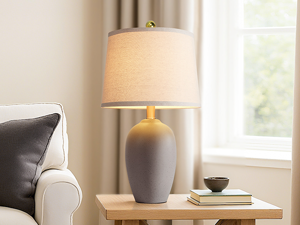 Rustic Brown Desk Lamp