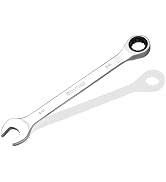 DURATECH 3/4" Ratcheting Combination Wrench, SAE | 72-Tooth, 12-Point, CR-V Constructed, Mirror P...