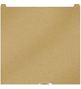 SeulQirw K2 Plus PEI Build Plate 370x370mm, Flexible Textured Spring Steel Bed Surface, Heat Resi...