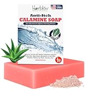 Herblov Natural Instant Itch Relief Calamine Soap Bar (Pack of 1) | Pure Raw | Skincare