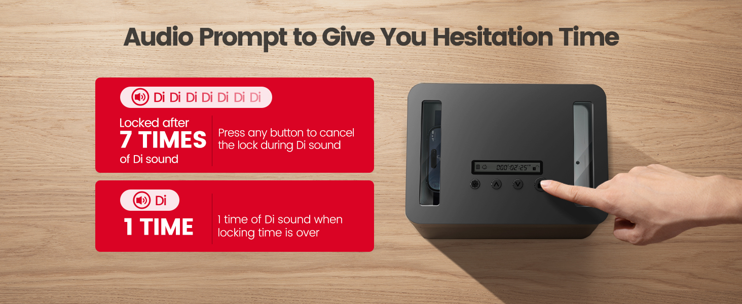Audio Prompt to Give You Hesitation Time