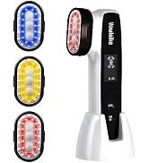 Microcurrent Facial Device, Vowleike 10 Key Benefits Skincare Face Massager with Stand, Rechargea...