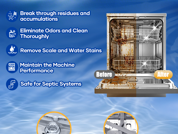 dishwasher cleaner tablets dishwasher machine cleaner tabs pods dish washer cleaning deodorizer