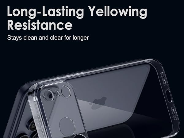 iPhone 17 pro max ase with anti-yellowing feature, designed to absorb hit and reduce drop impact.
