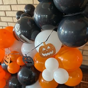 halloween balloons black orange balloons orange black balloons orange black balloons graduation
