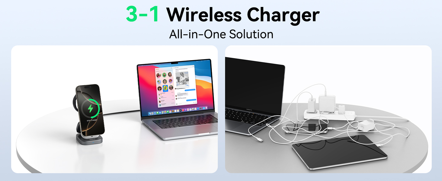 3 IN 1 WIRELESS CHARGING
