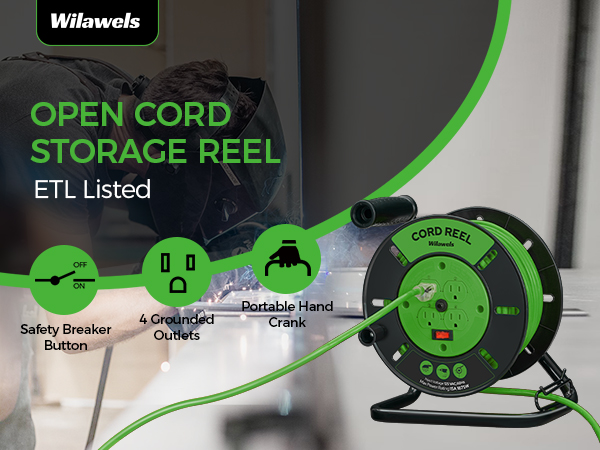 J95CR06 Extension Cord Storage Reel