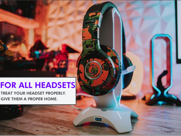 rgb headphone stand