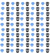 MEKOTRIN Pneumatic Valve Connector Head, PTFE ECAS04 Air Control Valve Connector Replacement Acce...