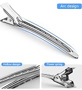 Hair Clips for Women, Metal Alligator Hair Clips with Holes, Hair Pins 30 Pcs, Hair Clips for Sty...