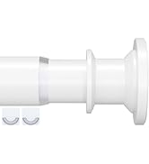 XIQIYY Shower Curtain Rod 28 to 61 Inch Expandable Tension Spring Rod Heavy-Duty Shower Rod for B...