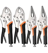 NOEAIKE 4-Pack Locking Pliers,Vice Grips Pliers Set,2PCS 10