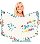 Jumbo Thinking of You Greeting Card with Envelope A Big Huge Miss You Giant Card Gift for Boys Gi...