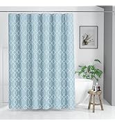 Yimobra Shower Curtain, Small Half Size Stall Shower Curtain 72 x 72 Inch, Geometric Modern & Chi...