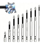 High Magnetic Screwdriver Drill Bit Set, New Anti Slip Magnetic Electric Screwdriver Set Alloy St...