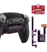 eXtremeRate RISE Plus MAX RMB Back Paddles Kit with Clicky Trigger Stops & Rubberized Grip for PS...