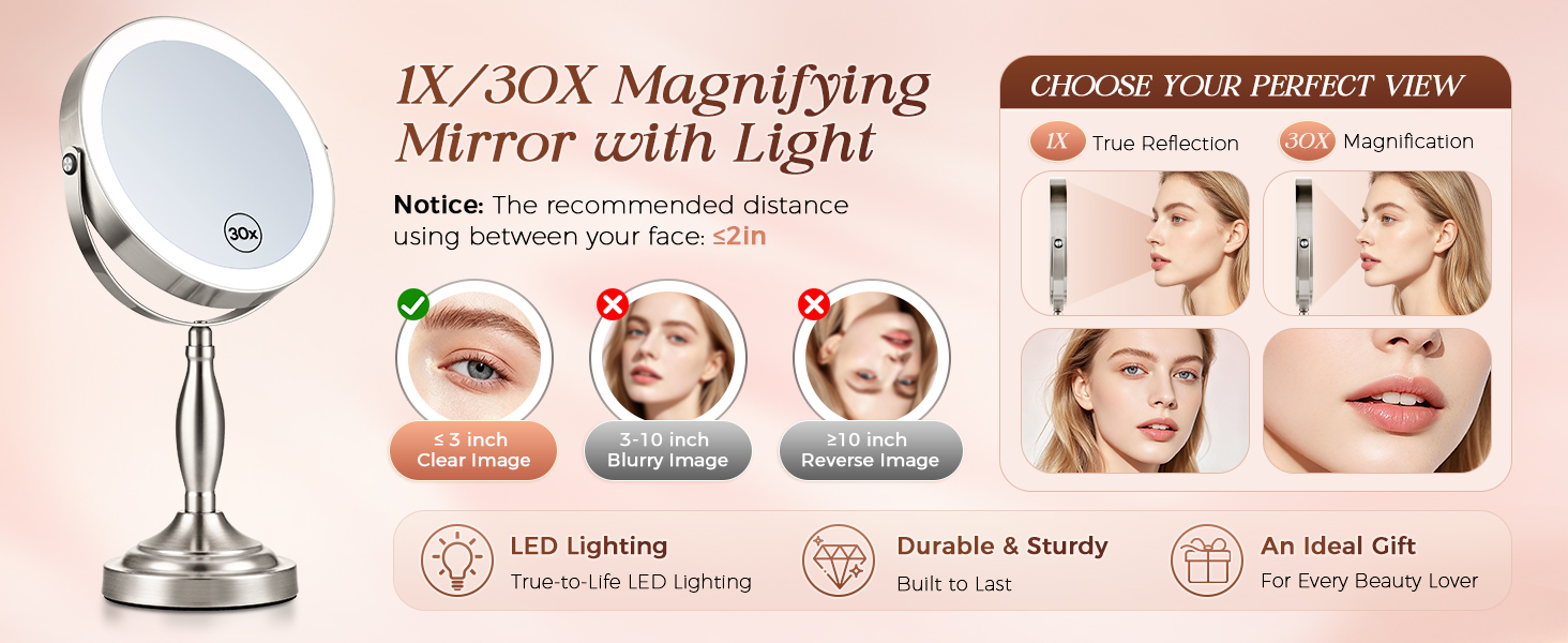 magnifying mirror