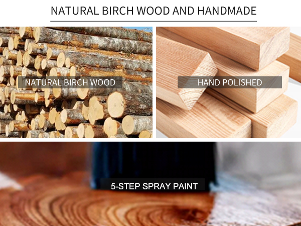 wooden coat rack