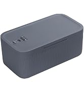 GLOQESEN Medication Lock Box with Code, Small Lockable Storage Box with Combination, Pill lockbox...
