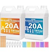 MITINU Silicone Mold Making Kit - 20A Liquid Silicone Rubber (1:1 Mix), Non-Toxic & Bubble Free P...