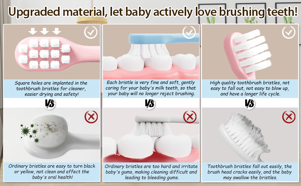 baby toothbrush,kids toothbrush for 3-4 years old,toddler solft toothbrush bulk