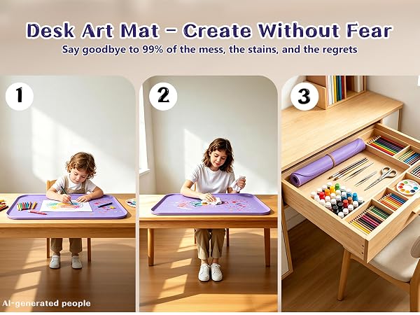 desk art mat