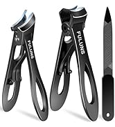 Toenail Clippers for Men Thick Nails,Slanted Curved Ingrown Nail Clippers for Seniors Heavy Duty ...
