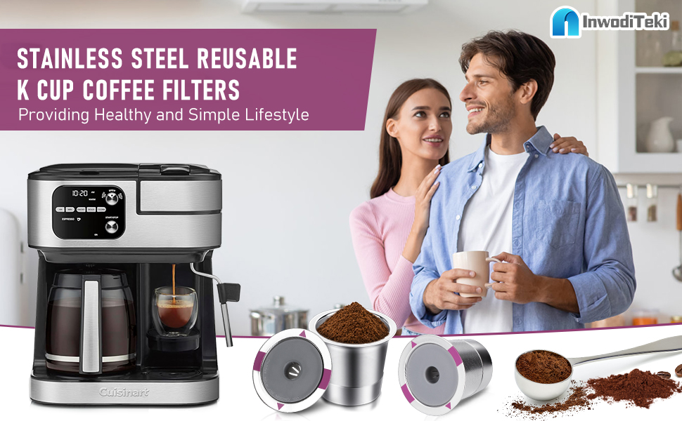 Stainless steel reusable k cups